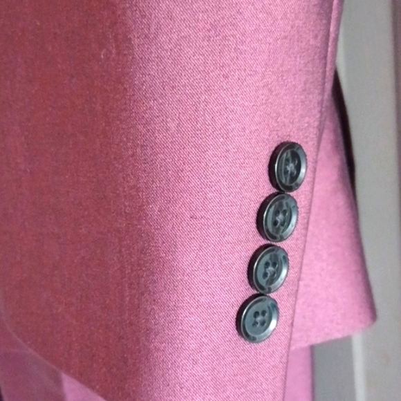 RYAN SEACREST DISTINCTION Cherry Wine Tuxedo Suit - Picture 6 of 12